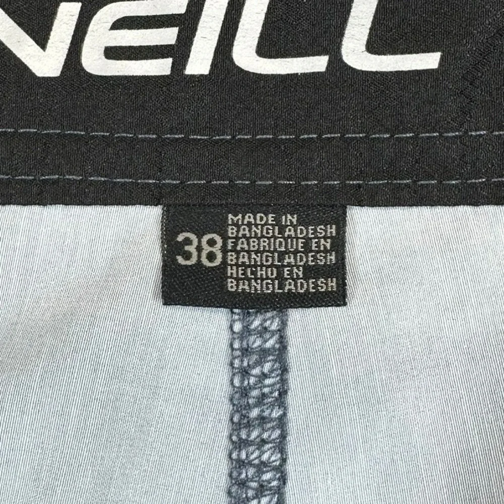 O'Neill Board Shorts Mens 38 Red Blue Stars Patriotic Hyperfreak Stretch Trunks